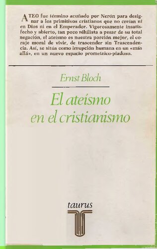 El Ateismo En El Cristianismo