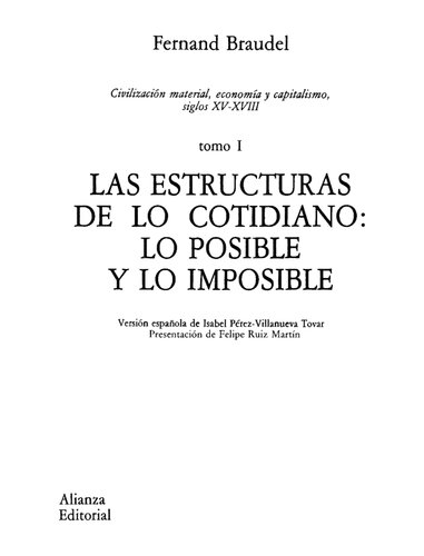 Civilizacion Material Economia Y Capitalismo Siglos XV