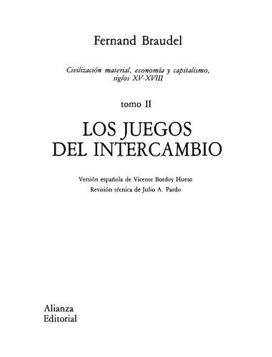 Civilizacion Material Economia Y Capitalismo Siglos XV