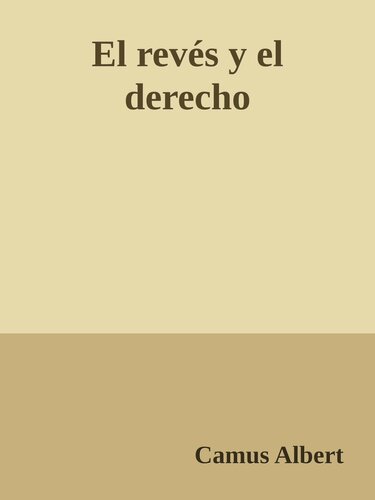 El revés y el derecho