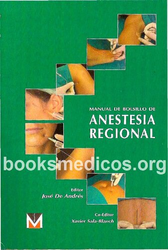 Manual De Bolsillo De Anestesia Regional