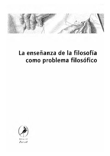La Enseñanza De La Filosofia Como Problema Filosofico