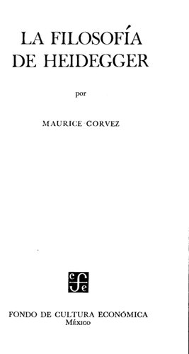La filosofía de Heidegger