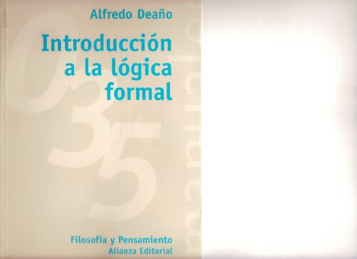 Introduccion A La Logica Formal
