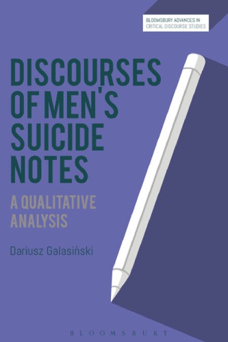 The discourses of men's suicide notes: A qualitative analysis