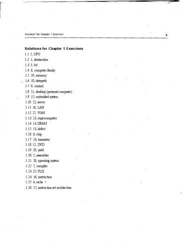 Computer Organization and Design - The Hardware Software Interface (solution)