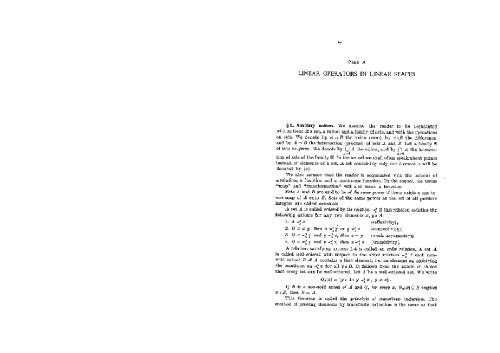 Equations in Linear Spaces