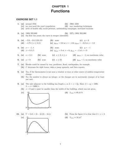 CALCULUS early transcendentals (Solution)