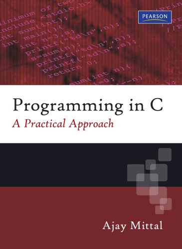 Programming in C: Cover title