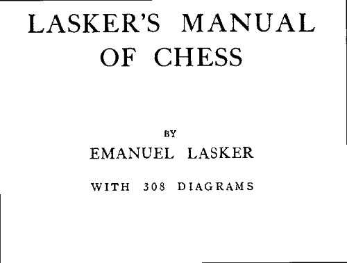 Laskers manual of chess