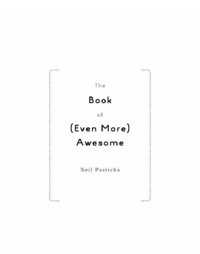 The book of (even more) awesome