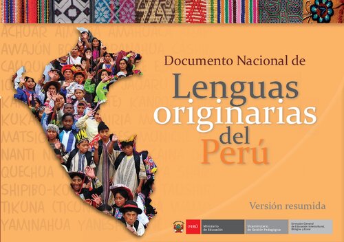 Documento Nacional de Lenguas Originarias del Perú. Versión resumida y actualizada