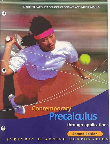 CONTEMPORARY PRECALCULUS