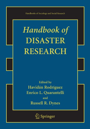 Handbook of Disaster Research