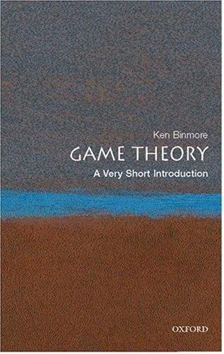 Game theory: a very short introduction
