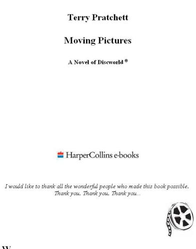 Moving pictures: a novel of Discworld