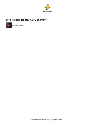 THE KETO JOURNEY - learn how to prepare keto diets & access a custom keto meal plan