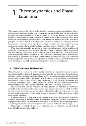 Multistage Separation Processes