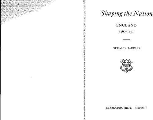Shaping the Nation: England 1360-1461
