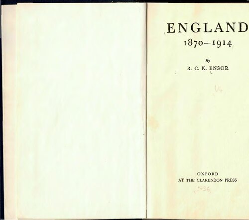 England 1870-1914
