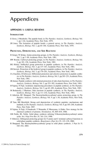 Chemistry of Peptide Synthesis