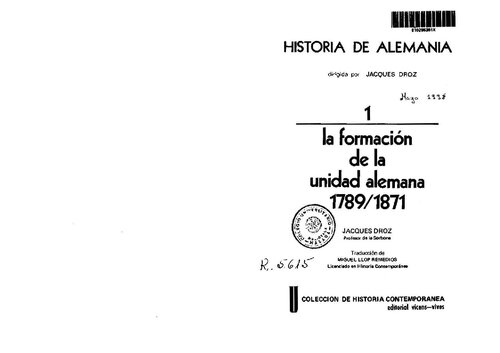 Historia De Alemania I