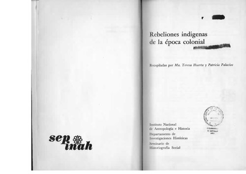 Rebeliones indígenas de la época colonial