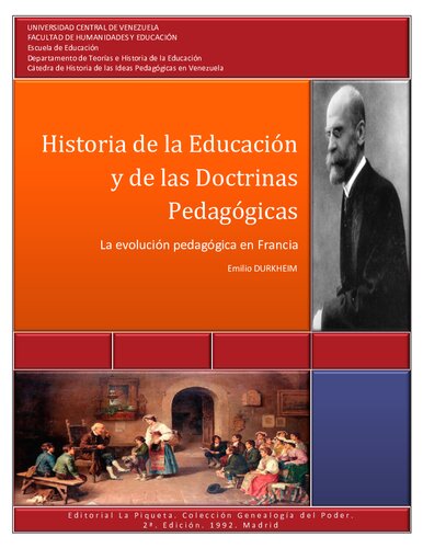 Historia de la Educación y de las Doctrinas Pedagógicas