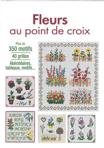 Fleurs au point de croix