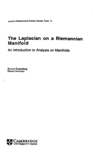 The Laplacian on a Riemannian manifold