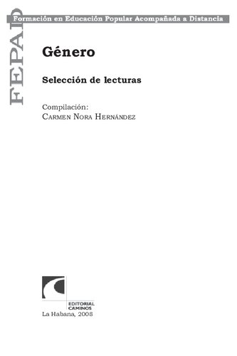 Género. Selección de lecturas