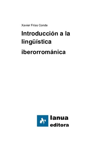Introducción a la Lingüística Iberorrománica