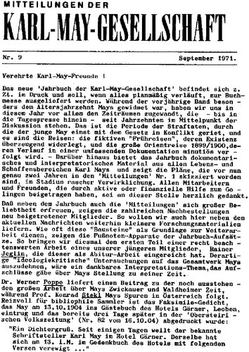 Mitteilungen der Karl-May-Gesellschaft