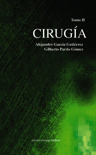 Cirugía. Tomo II