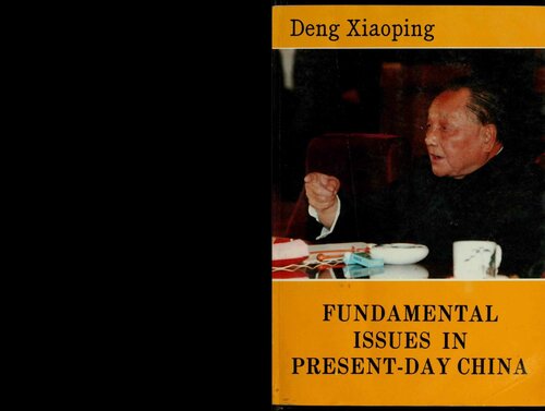 Fundamental issues in present-day China