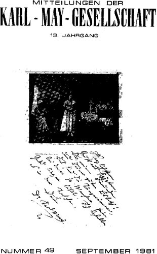 Mitteilungen der Karl-May-Gesellschaft