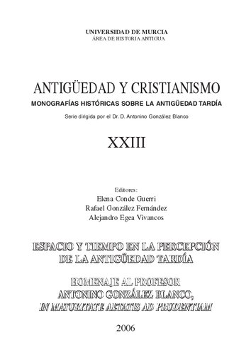 Antiguedad Y Cristianismo