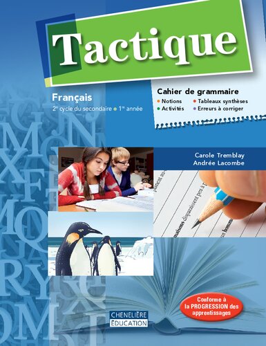 Tactique : français, 2e cycle du secondaire 1 re année