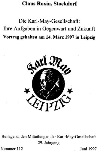 Mitteilungen der Karl-May-Gesellschaft