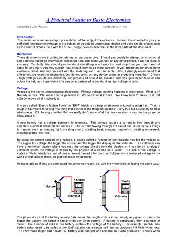 Electronics Tutorial