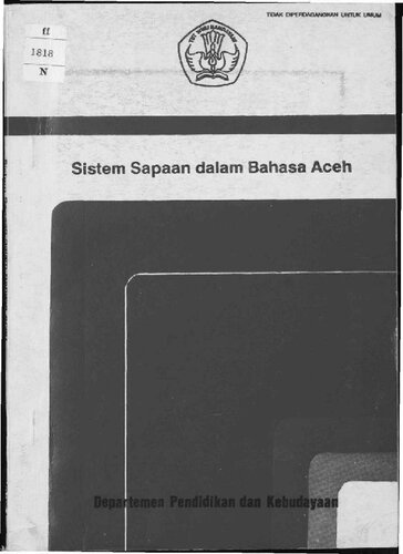 Sistem Sapaan dalam Bahasa Aceh