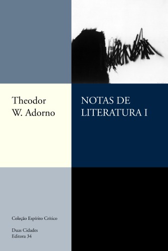 Notas de literatura 1. Trad. e apresentação Jorge de Almeida