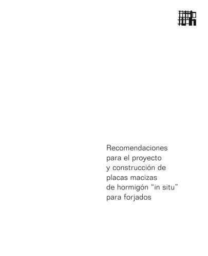 Forjados De Losas Armadas De Hormigon - Placas De Hormigon In Situ