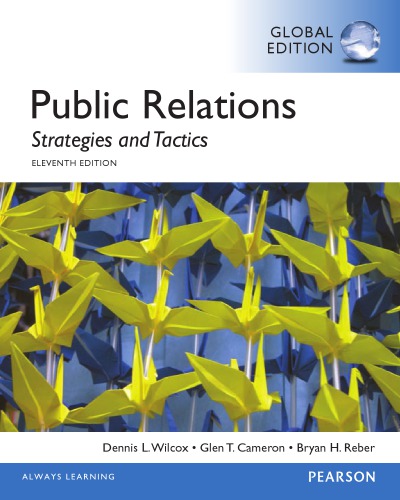 Public relations: strategies and tactics