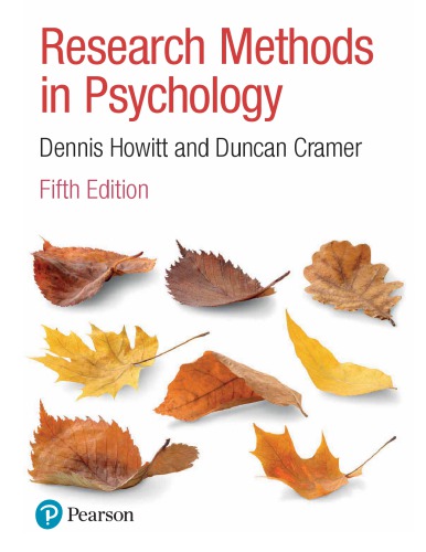 Introduction to research methods in psychology
