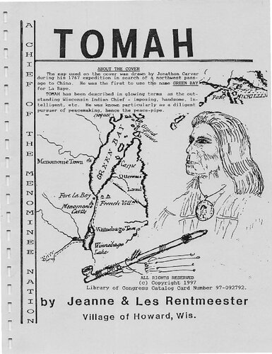 Tomah: A Chief of the Menominee Nation