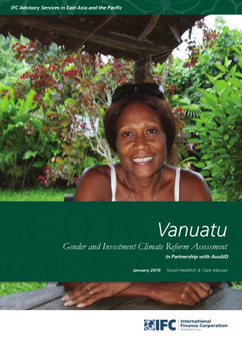 Vanuatu Gender and Investment Climate Reform Assessment
