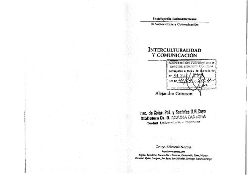 Interculturalidad Y Comunicacion