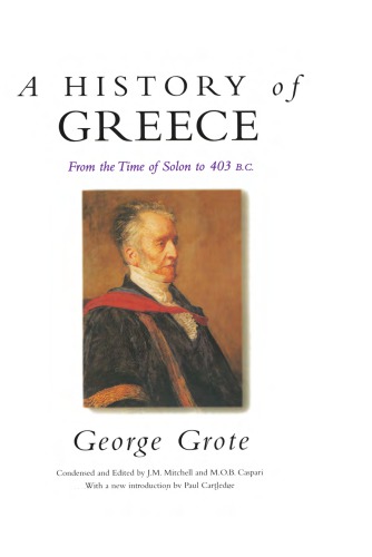 A History of Greece: From the Time of Solon to 403 BC
