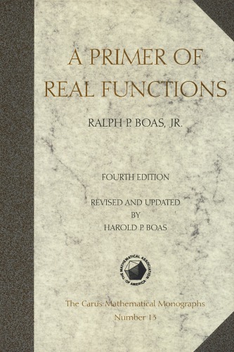 A Primer of Real Functions